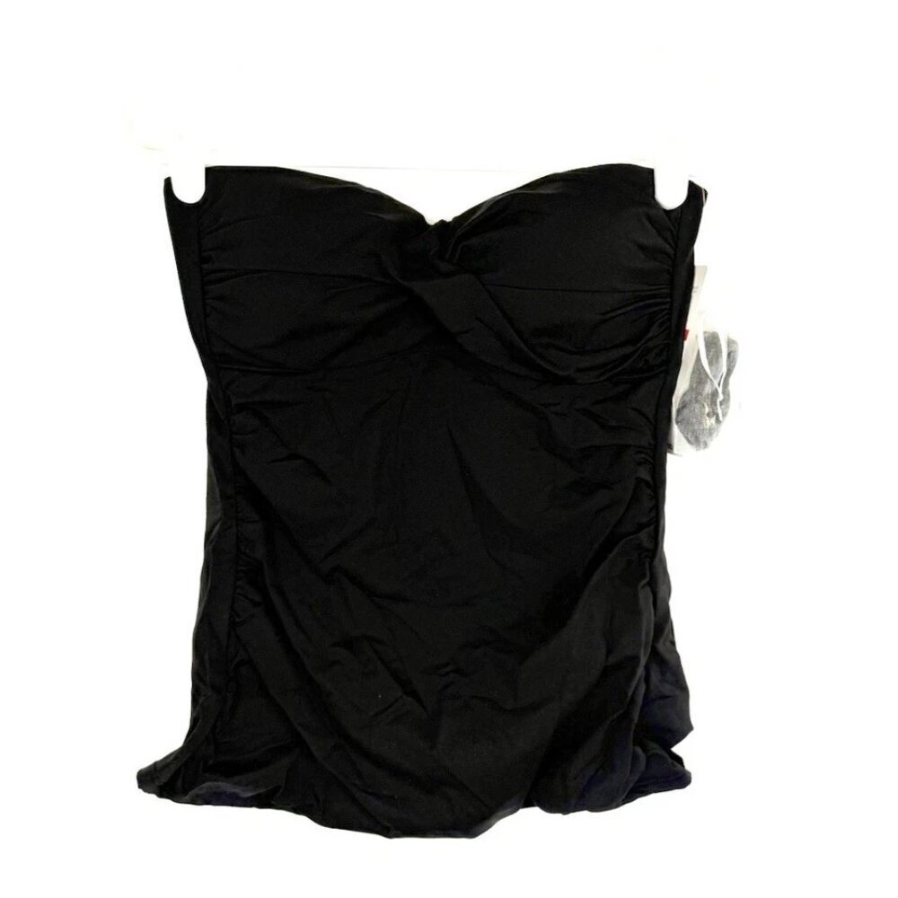 Anne Cole Women’s Black Tankini Top Size XS